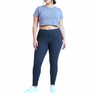 J. Jill Pull-on Denim Leggings Plain Dark Blue Jean Large Unworn L Jeggings